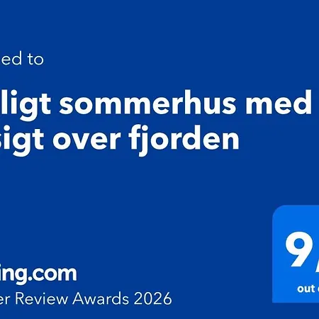 Dejligt Med Udsigt Over Fjorden